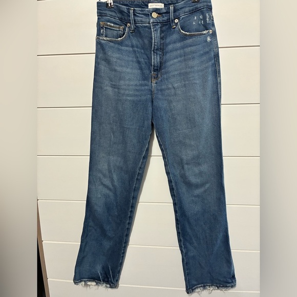 Good American Good Curve High Waist Straight Leg Jeans - Picture 12 of 13